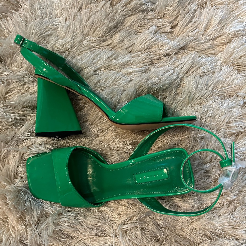 Topshop Two Part Block Heel, Size 9 NWOT - Picture 3 of 12